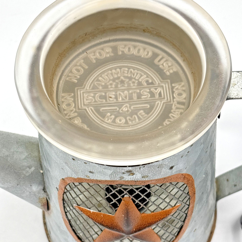 Scentsy Wax Warmer Melt Rustic Garden Watering Can Full Size Warmer - Picture 5 of 8